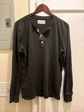 Men’s Denim & Supply Ralph Lauren  Long-Sleeve Henley Shirt size medium